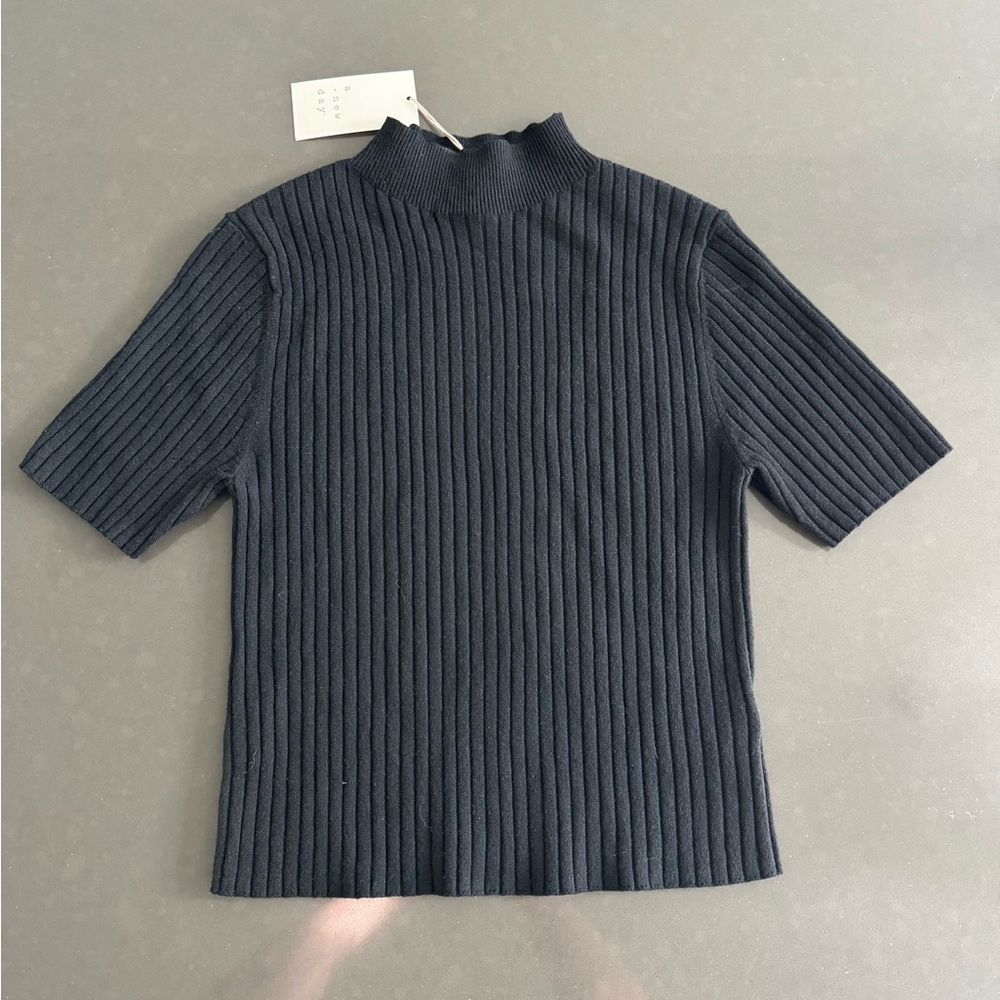 Women’s Mock Turtleneck Ribbed Sweater - A New Day